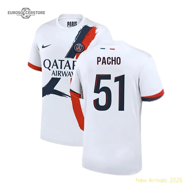 2024-2025 PSG Away Shirt (Pacho 51)-Vantage Point Soccer
